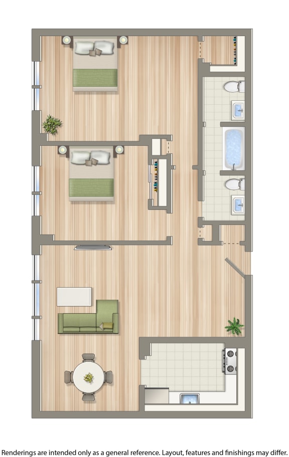 Floor Plans of Clarence House in Washington, DC